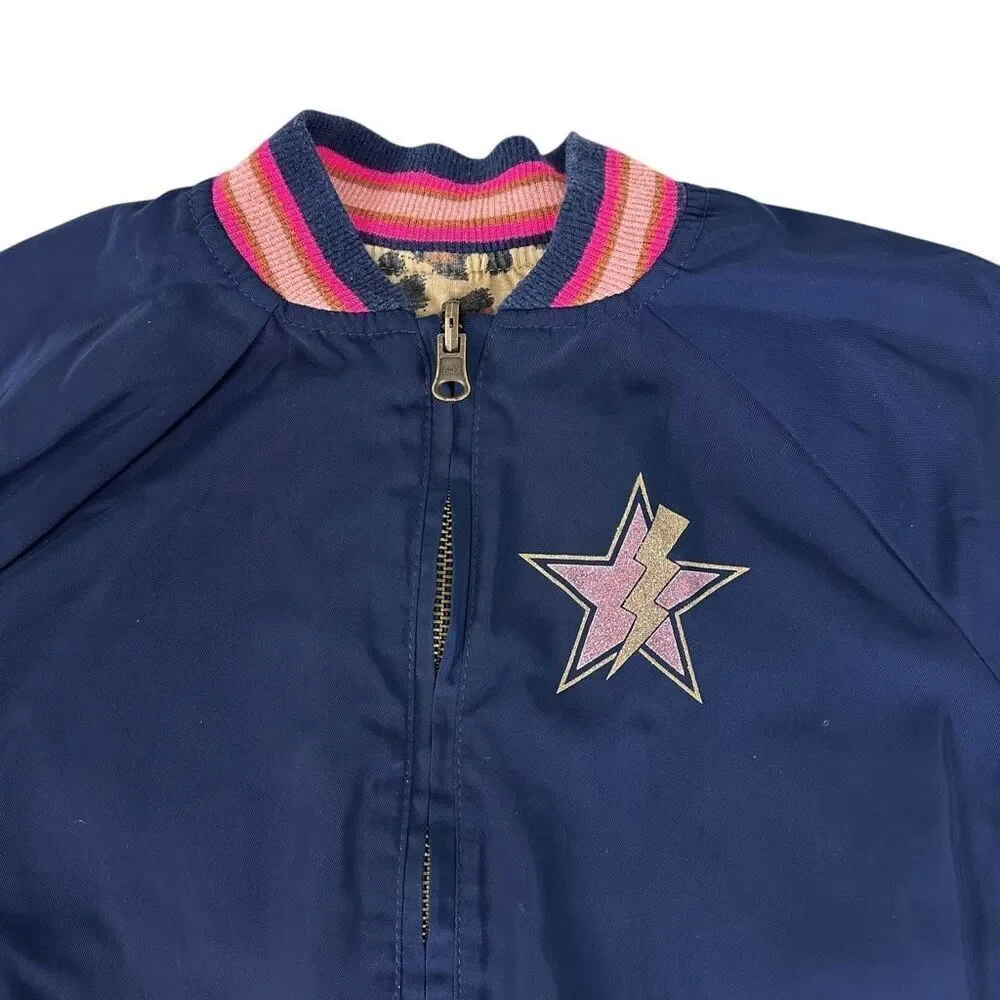 EPIC Threads Girls Small Lightweight Bomber Jacket Reversible